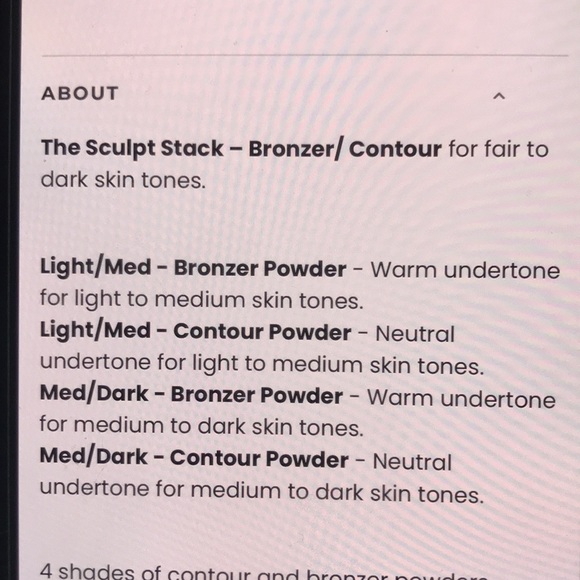 Melt Cosmetics THE SCULPT STACK CONTOUR NEW BNIB $48 - Picture 4 of 10